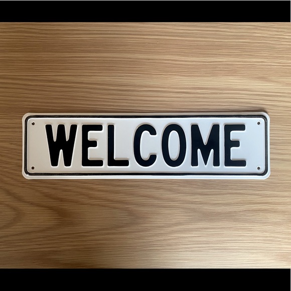 Schoolhouse Electric Other - Schoolhouse Electric Welcome Sign